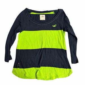 Hollister Y2K Striped Long Sleeve Top Size Small
